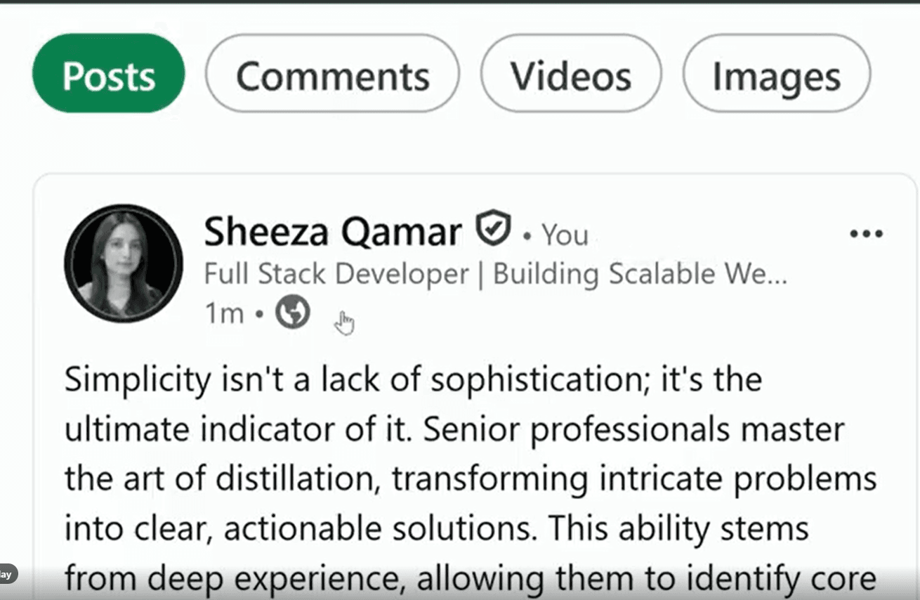 LinkedIn Post Automation using n8n banner